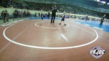 50 lbs Quarterfinal - Jaidee Ledford, El Reno Wrestling Club vs Stella McCarther, Clinton Youth Wrestling