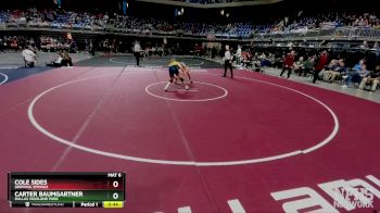 6A 126 lbs Cons. Round 2 - Carter Baumgartner, Dallas Highland Park vs Cole Sides, Dripping Springs