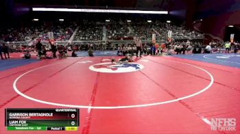 4A-150 lbs Quarterfinal - Garrison Bertagnole, Natrona County vs Liam Fox, Cheyenne East