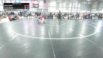 U17 Women - 69 lbs Cons. Round 1 - Kara Jones, MT vs Julian Smith, MO