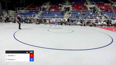 126 lbs Cons 16 #2 - Landyn Shaffer, NY vs Bennett Kujawa, MN