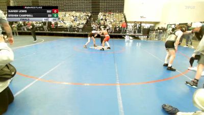 97-J2 lbs Final - Xavier Lewis, Unattached vs Steven Campbell, Bensalem