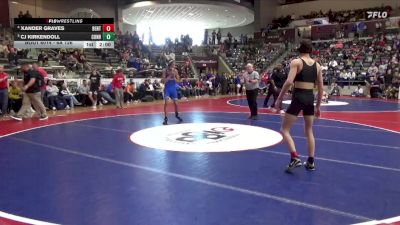 6A 126 lbs Quarterfinal - Cj Kirkendoll, CONWAY HIGH SCHOOL vs Xander Graves, BENTONVILLE HIGH SCHOOL