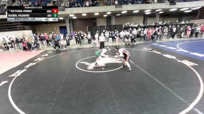 135 lbs Champ. Round 2 - Victoria Perez, Unattached vs Isabel Hilinski, Unattached