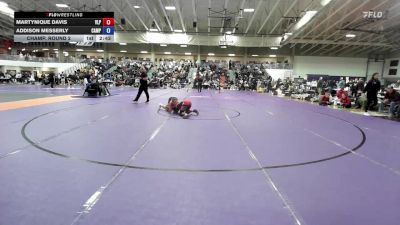 124 lbs Champ. Round 2 - Addison Messerly, Campbellsville University vs Martynique Davis, Valiant Prep