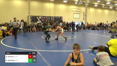 85 lbs Rr Rnd 7 - Kael Kimmy, Ragin Raisins Niagara K-8 vs Aj Bechlem, Westshore WC K-8