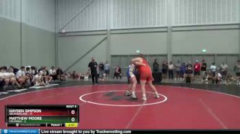 285 lbs Semis & 1st Wrestleback (8 Team) - Hayden Simpson, Oklahoma Red vs Matthew Moore, Colorado
