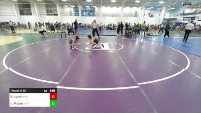 97 lbs Round Of 32 - Reed Lynch, Refinery WC vs Lucas Miguel, Smitty's Wrestling Barn