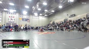 126 lbs Cons. Round 6 - Devin Corbin, Collierville vs Jamie Dexter, West Creek