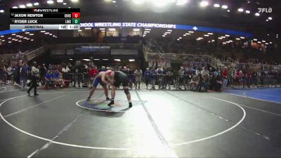 285 2A Semifinal - Ryder Luck, Lincoln vs Jaxon Newton, Charlotte Hs