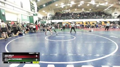 145 lbs Semifinal - Jax Kelly, East Valley vs Dylan Cucchiaro, Eagle