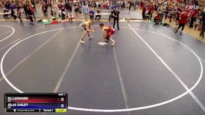 175 lbs Semifinal - Eli Leonard, WI vs Silas Dailey, WI