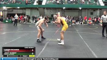 141 lbs Cons. Round 3 - Jimmy Nugent, Central Michigan vs Carsen Richards, Lake Erie