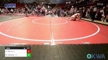 119 lbs Quarterfinal - Riley Harris, CacheWrestlingClub vs Michael Hatlang, Team Tulsa Wrestling Club