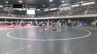 74 lbs Final - Oakley Leese, Dover vs Oliver Cotto, Loysville