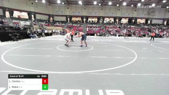 285 lbs Consi Of 16 #1 - Luke Cawley, The Hill School vs Losini Maka, Blair Academy