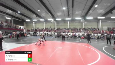 87 lbs Consolation - Aiden Pena, Cwc vs Josiah Kinney, Aztec