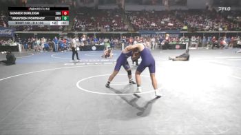D 3 190 lbs Cons. Round 2 - Braydon Fontenot, Opelousas Catholic vs Gunner Burleigh, South Beauregard