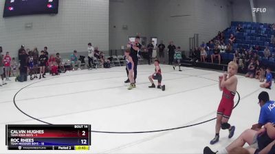 67 lbs Round 5 (6 Team) - Tye Heysinger, Team Iowa Boys vs Quentin Neal, Team Missouri Boys