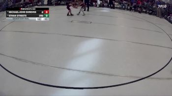 15 lbs Quarterfinal - Ethan Streets, Ogallala Youth Wrestling Club vs Michael-John Shreves, Arlington Eagles