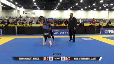 Hollie Gethsemane St. Claire vs Sarah Charlotte Boukezzi 2025 World IBJJF Jiu-Jitsu No-Gi Championship