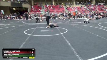 64 lbs Round 5 (6 Team) - John `JJ` Martinez, Midwest Elite vs Mitchell Waters, Kansas Mayhem