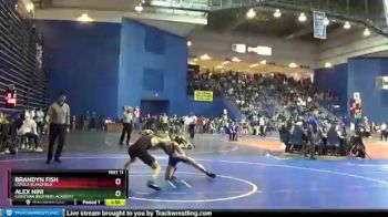 120 lbs Champ. Round 1 - Alex Nini, Christian Brothers Academy vs Brandyn Fish, Loyola Blakefield