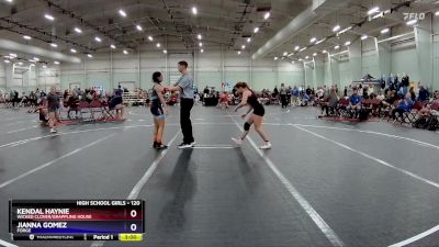 120 lbs Round 2 - Kendal Haynie, Wicked Clover/Grappling House vs Jianna Gomez, Forge