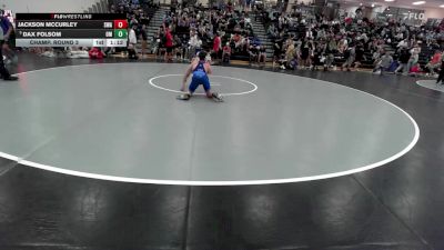 132 lbs Champ. Round 3 - Dax Folsom, Open Mats vs Jackson McCurley, Shelton Wrestling Academy