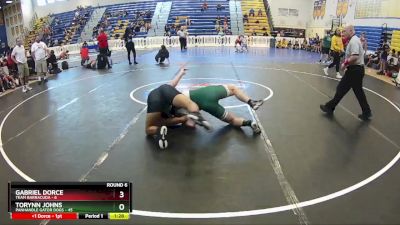 175 lbs Round 6 (8 Team) - Gabriel Dorce, Team Barracuda vs Torynn Johns, Panhandle Gator Dogs