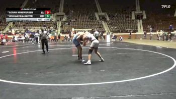 6A 190 lbs Champ. Round 2 - Logan Mineweaser, Helena vs William Slaughter, Homewood Hs