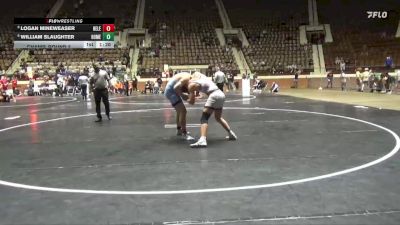 6A 190 lbs Champ. Round 2 - Logan Mineweaser, Helena vs William Slaughter, Homewood Hs