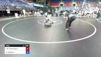 120 lbs Cons-semis - Musa Tamaradze, MA vs Davis Motyka, PA