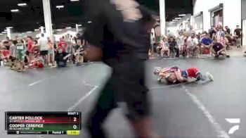 52 lbs Round 1 (8 Team) - Cooper Cerefice, PA Alliance Red vs Carter Pollock, U2 Upstate Uprising Red