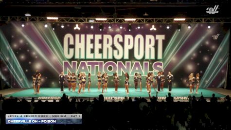 CheerVille OH - Poison [2026 L4 Senior Coed - Medium Day 1] 2026 CHEERSPORT National All Star Cheerleading Championship