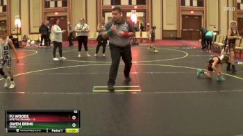 52 lbs Semis & 1st Wrestleback (8 Team) - Owen Brink, MHWC vs PJ Woods, Bitettio Trained