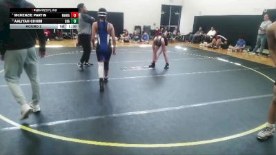 122/136 Round 2 - Aaliyah Chhim, Unaffiliated vs McKenzie Partin, Mighty Warriors Wrestling Acad