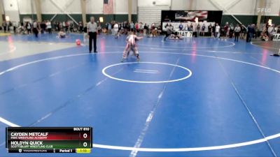 120 lbs Champ. Round 2 - Holdyn Quick, Scottsbluff Wrestling Club vs Cayden Metcalf, MWC Wrestling Academy