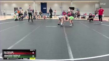 88 lbs Round 1 (6 Team) - Eli Taylor, Wolfpack WC vs Grayson Castillo, Team Donahoe - Green