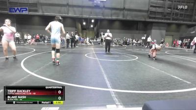 120 lbs Quarterfinal - Tripp Rackley, Tuttle Wrestling Club vs Blake Nash, Black Fox