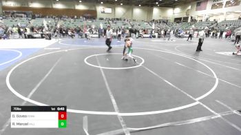 70 lbs 5th Place - Diego Govea, Egwa vs Raymond Menzel, Fallon Outlaws WC