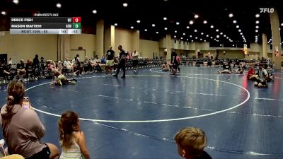 85 lbs 3rd Place Match - Mason Mattevi, Gulf Coast Wrestling vs Reece Fish, Well Trained