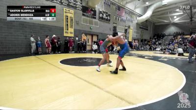 185 lbs Quarterfinal - Easton Glanville, MAGA vs Adonis Mendoza, Gaxiola Wrestling