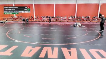 165 lbs 3rd Place Match - Jaden Vanderwall, Cornerstone vs Braden Getz, Marian University (IN)