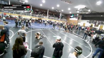 106 lbs Champ. Round 1 - Darien Prescott, Moses Lake vs Cruz Knopp, Lakeland High School