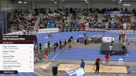 High School Girls' 300m Invitational, Finals 1