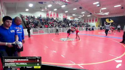 190 lbs Semifinal - Alessandra Granados, Garden Grove vs Kasandra Villarreal, Santiago Corona