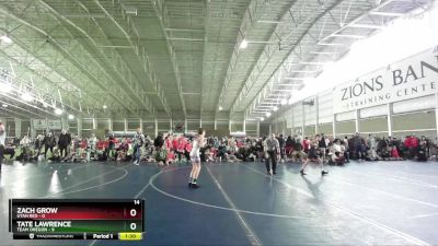 92 lbs Round 1 (4 Team) - Zach Grow, Utah Red vs Tate Lawrence, Team Oregon