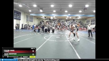 126 lbs Champ. Round 1 - Alex Newman, Servite vs Caleb Yang, Cypress