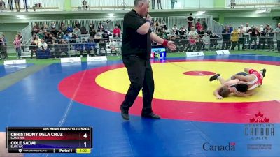 52kg Champ. Round 1 - Christhony Dela Cruz, Coast WA vs Cole Sadai, Elite WC